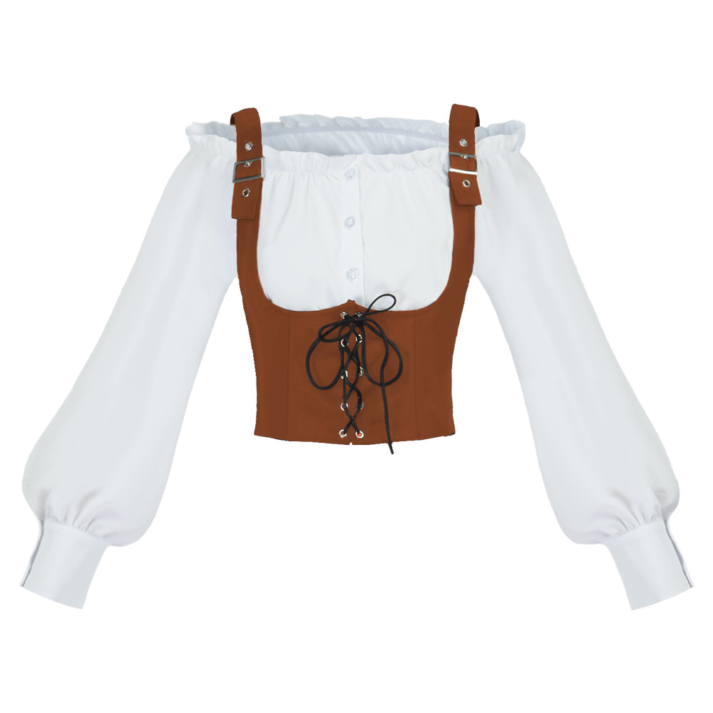 Retro Western-stijl damesblous - Blouses recensie en prijs