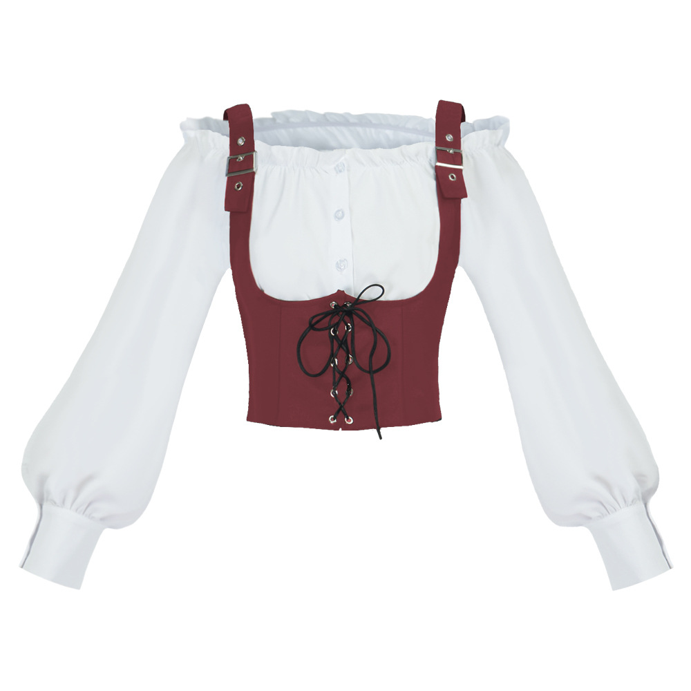 Retro Western-stijl damesblous - Blouses recensie en prijs