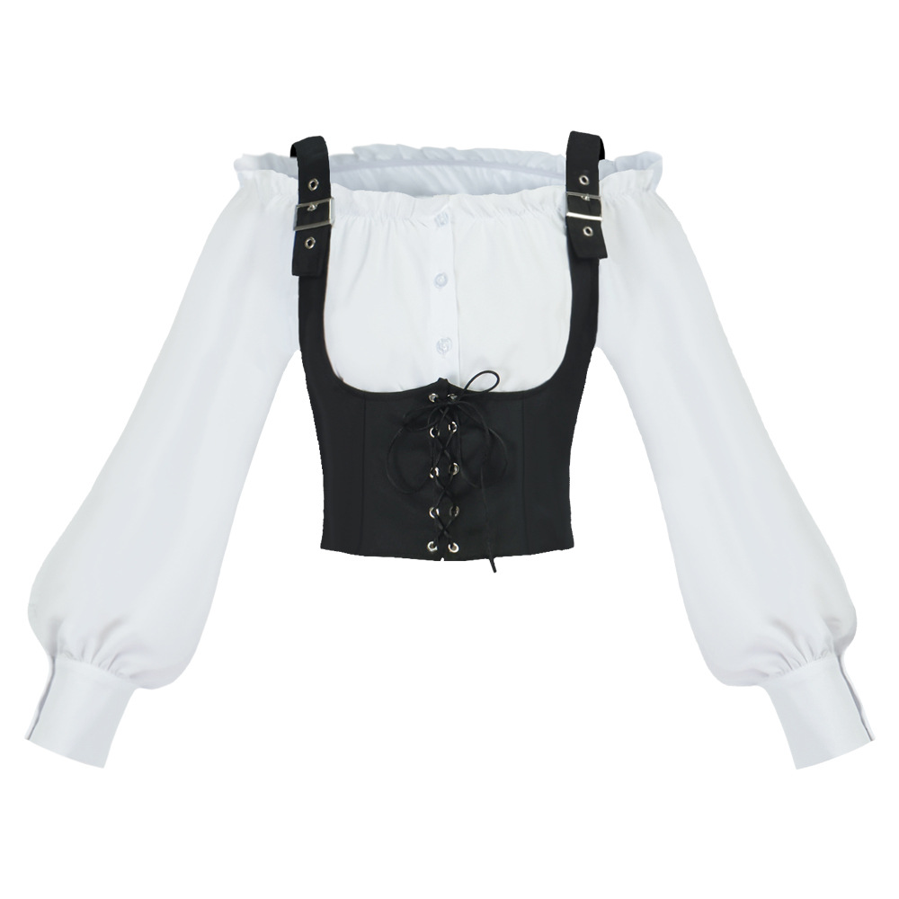 Retro Western-stijl damesblous - Blouses recensie en prijs